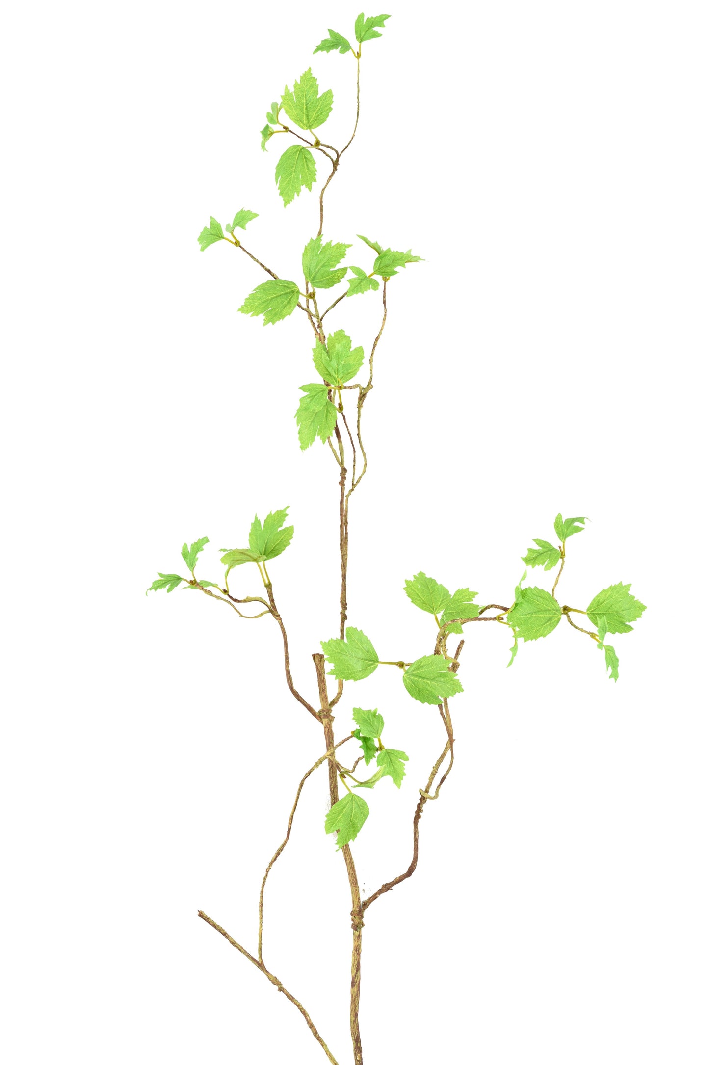 Green spring artificial branch